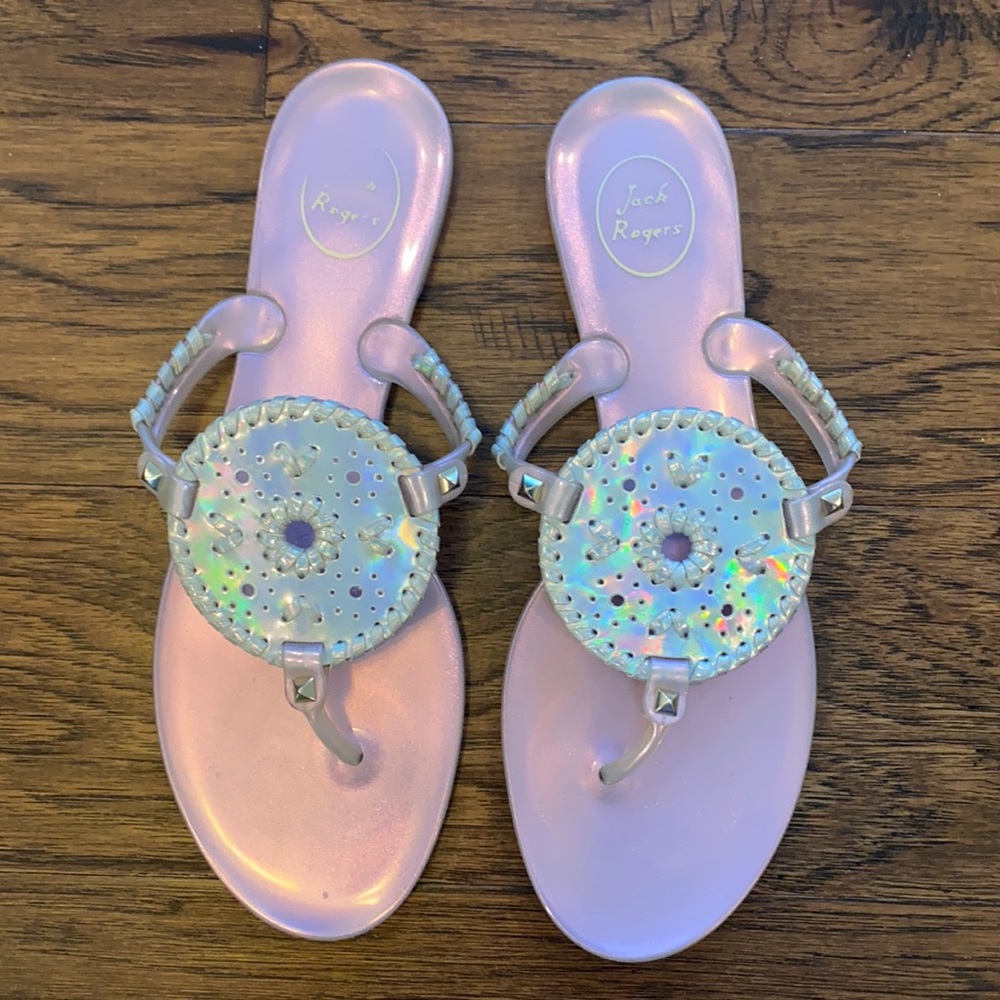Metallic Jack Rogers Sandals